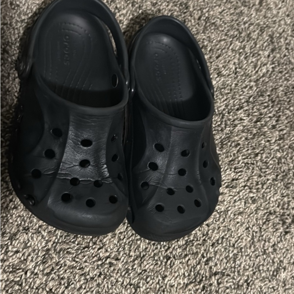 Black Crocs Size J1
